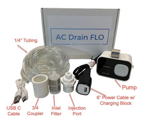 AC Drain FLO: Effortless Automated HVAC Drain Line Maintenance for a Clog-Free System