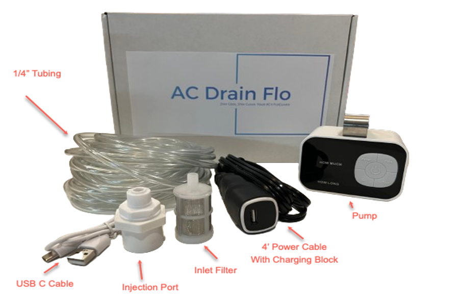 AC Drain FLO System Components